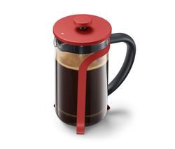 Kanvica french press 800 ml, červená