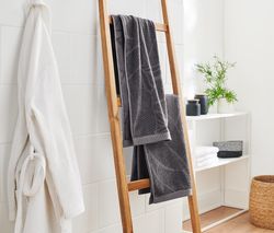 Žakárové uteráky, 2 ks, antracitové
