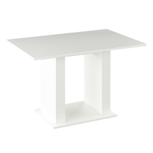 Jedálenský stôl, biela, BISTRO