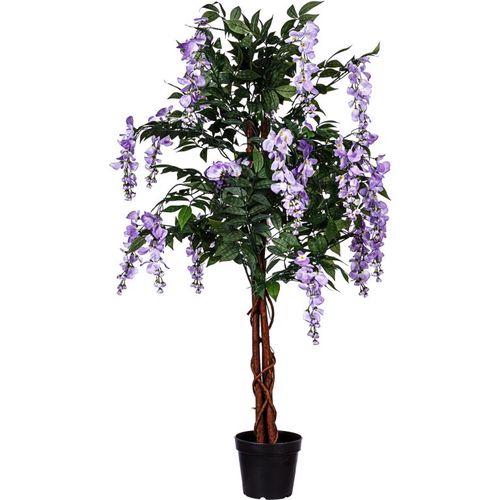 PLANTASIA umelý strom Vistária 120 cm, modrofialové kvety