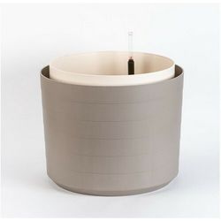 Plastia Samozavlažovací veľkoobjemový kvetináč Berberis 55, taupe + slonová kosť