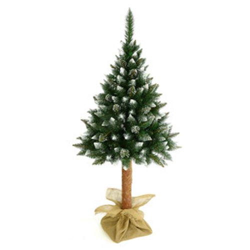 Vianočný stromček na pni Christee 7 180 cm - zelená / biela