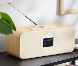 WiFi internetové rádio s farebným displejom, svetlohnedé