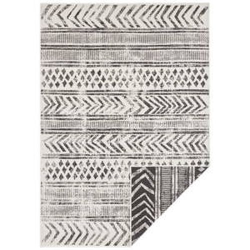 Čierno-krémový vonkajší koberec NORTHRUGS Biri, 80 x 150 cm