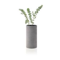 Svetlosivá váza Blomus Bouquet, výška 24 cm