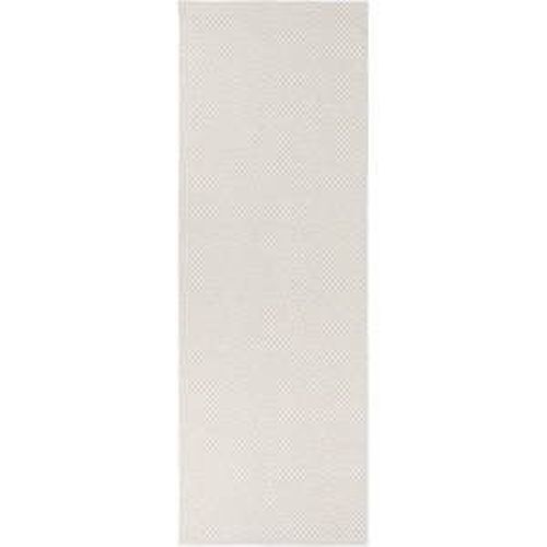 Krémovo-biely behúň vhodný do exteriéru Narma Diby, 70 × 200 cm