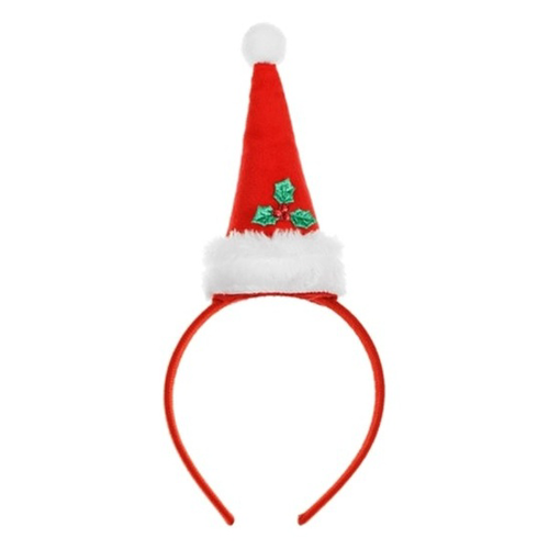 Vianočná čelenka s klobúkom