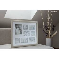Béžový rámček na 8 fotografií Styler Malmo, 51 × 41 cm