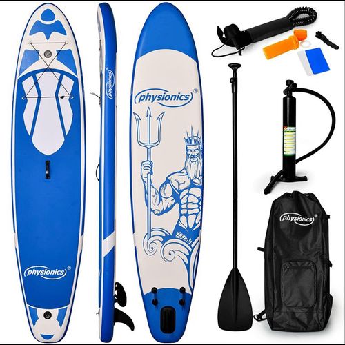 Physionics nafukovací paddleboard, 320 x 80 x 15 cm, modrý