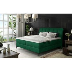 Manželská posteľ ADERITO Boxspring | smaragdová