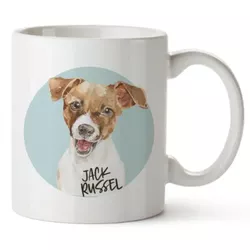 Bohemia Gifts Keramický hrnček - Jack Russel, 350 ml