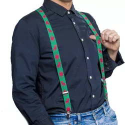 TRAKY vianočné zelené