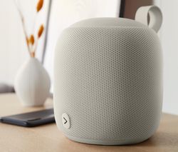 Reproduktor s Bluetooth® v textilnom dizajne, stredný, sivý