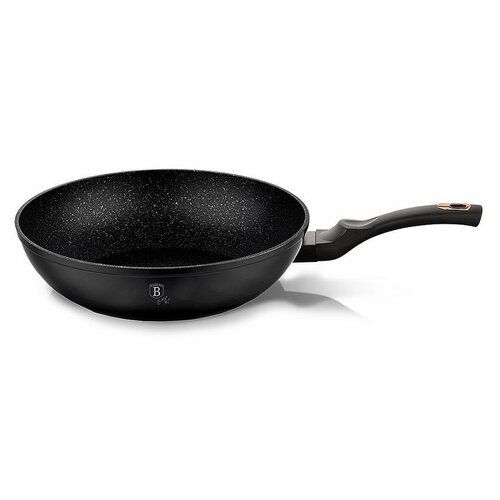 Berlinger Haus Wok Panvica s mramorovým povrchom Black Rose Collection, 30 cm