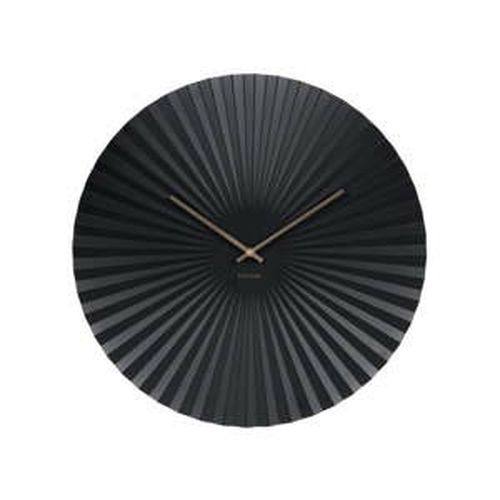 Hodiny v čiernej farbe Karlsson Sensu, ⌀ 50 cm