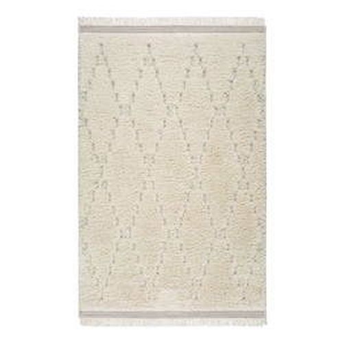 Biely koberec Universal Kai Geo, 57 x 115 cm