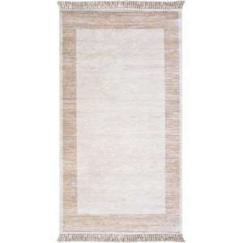 Hnedobéžový koberec Vitaus Hali Ruto, 50 × 80 cm