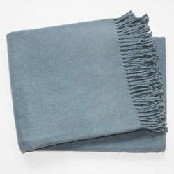 Modrosivá deka s podielom bavlny Euromant Basics, 140 x 160 cm