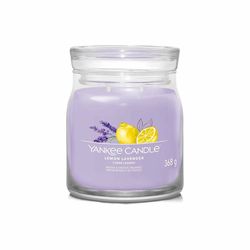 Yankee Candle vonná sviečka Signature v skle stredná Lemon Lavender, 368 g