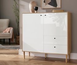 Vysoká skrinka »Bekeson«, biela