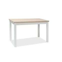 Jedálenský stôl ADAM 100x60 Farba: dub sonoma / biely mat