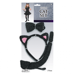 Kostýmové DOPLNKY Mačička 3ks