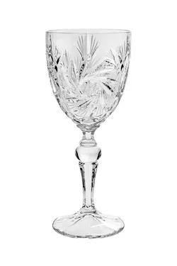 Bohemia Jihlava brúsené poháre na víno Pinwheel 260 ml 6 ks