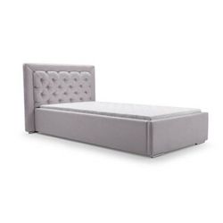 Čalúnená jednolôžková posteľ Danielle 90 x 200 cm Farba: Sivá