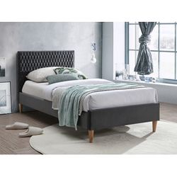 Manželská posteľ Azurro Velvet 90x200 Farba: Sivá