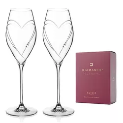 Diamante Swarovski prosecco Hearts 230 ml 2 ks