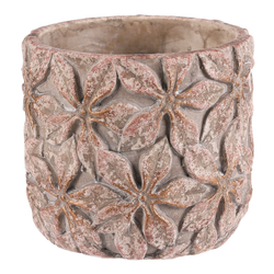Betónový obal na kvetináč Kvetina M , 15 x 13 cm, pr. 15 cm