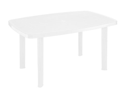 Záhradný plastový stôl FARO - biely