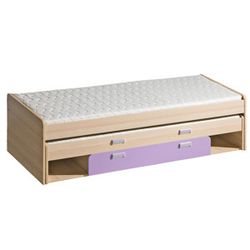 Detská posteľ Lorento L16 Farba: Jaseň coimbra / fialová