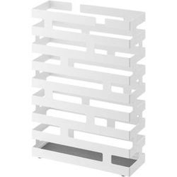 Biely stojan na dáždniky YAMAZAKI Brick, šírka 30 cm