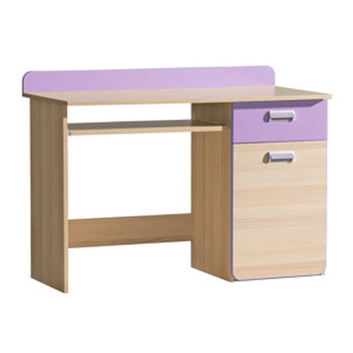 Písací stolík Lorento L10 Farba: Jaseň coimbra / fialová