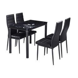 Jedálenský stôl DAMAR Farba: Čierna