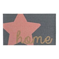 Sivo-ružová rohožka Zala Living Design Star Home Grey Pink, 50 × 70 cm