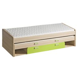 Detská posteľ Lorento L16 Farba: Jaseň coimbra / zelená