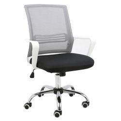 Apolo kancelárska stolička s podrúčkami sivá / čierna / biela