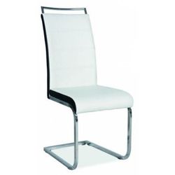 Jedálenská stolička H-441 Farba: biela/čierna