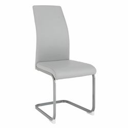 Nobata jedálenská stolička svetlosivá / sivá